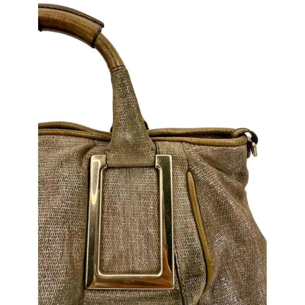 VTG Chloé Shimmer Suede Satchel Handbag | Indie Sleaze Office Siren Mob Wife Y2K - Picture 16 of 16